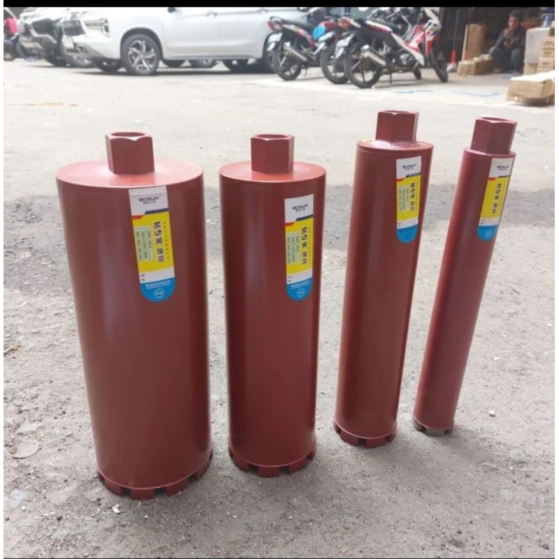 mata bor coring drat halus Bosun original 1 2 3 4 5 6 7 8 inch mata corring lubang beton aspal  Diam