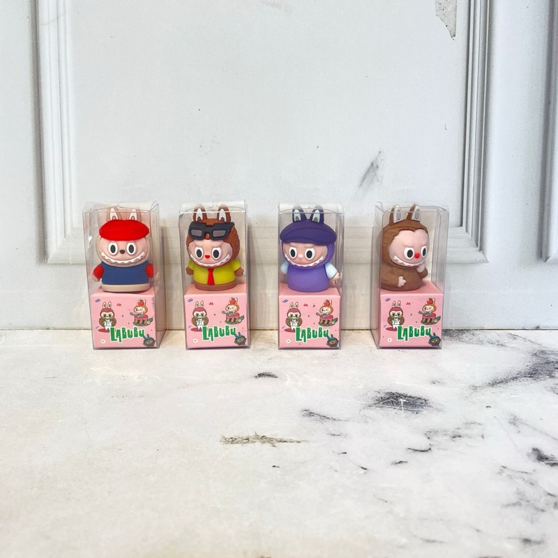 

Miniatur Penghapus dan Rautan Labubu Set 3 in 1 Lucu Alat Tulis Sekolah