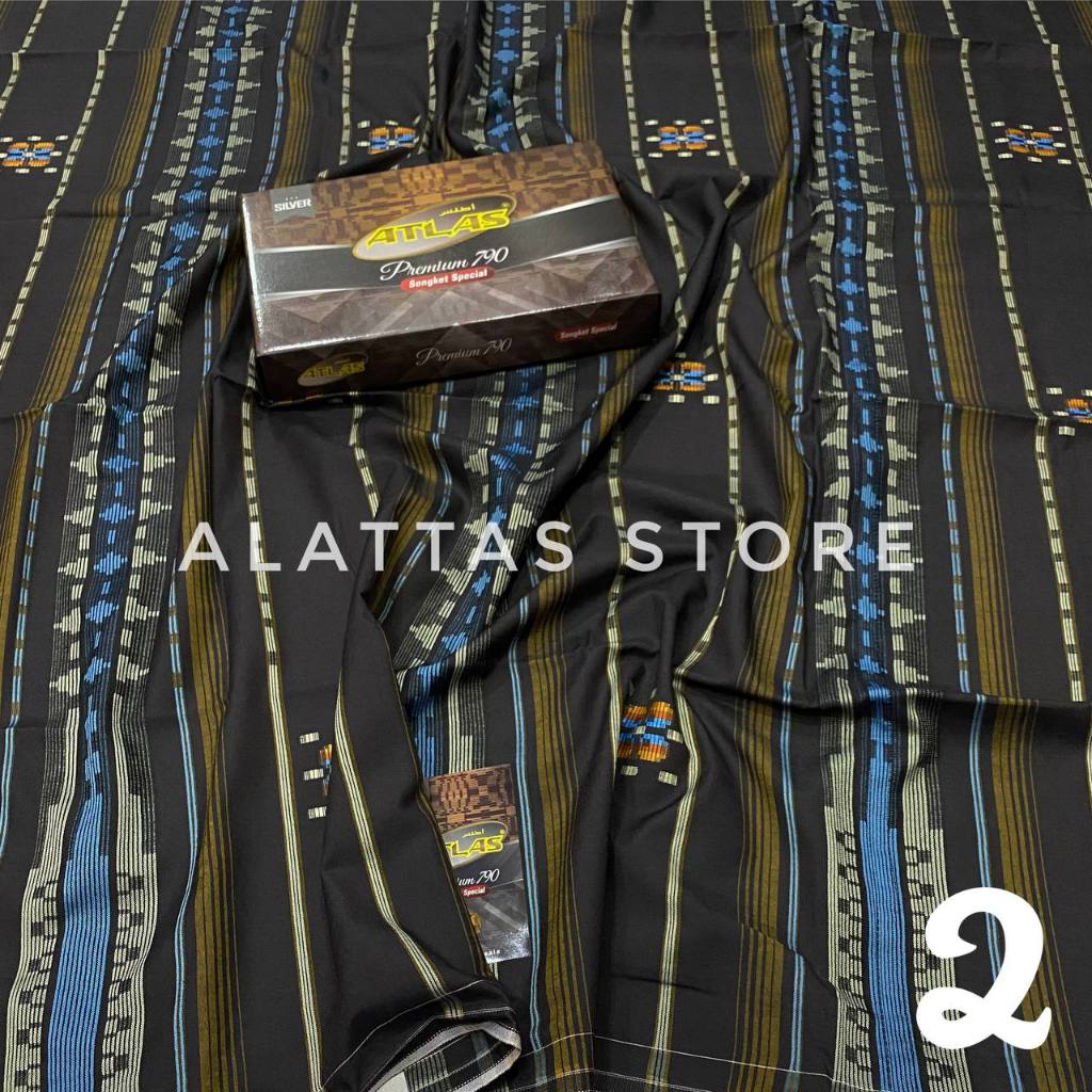 SARUNG ATLAS SUPER PREMIUM SILVER SARUNG ATLAS PREMIUM 770 790 Sarung Atlas Songket Jaquard Super Pr
