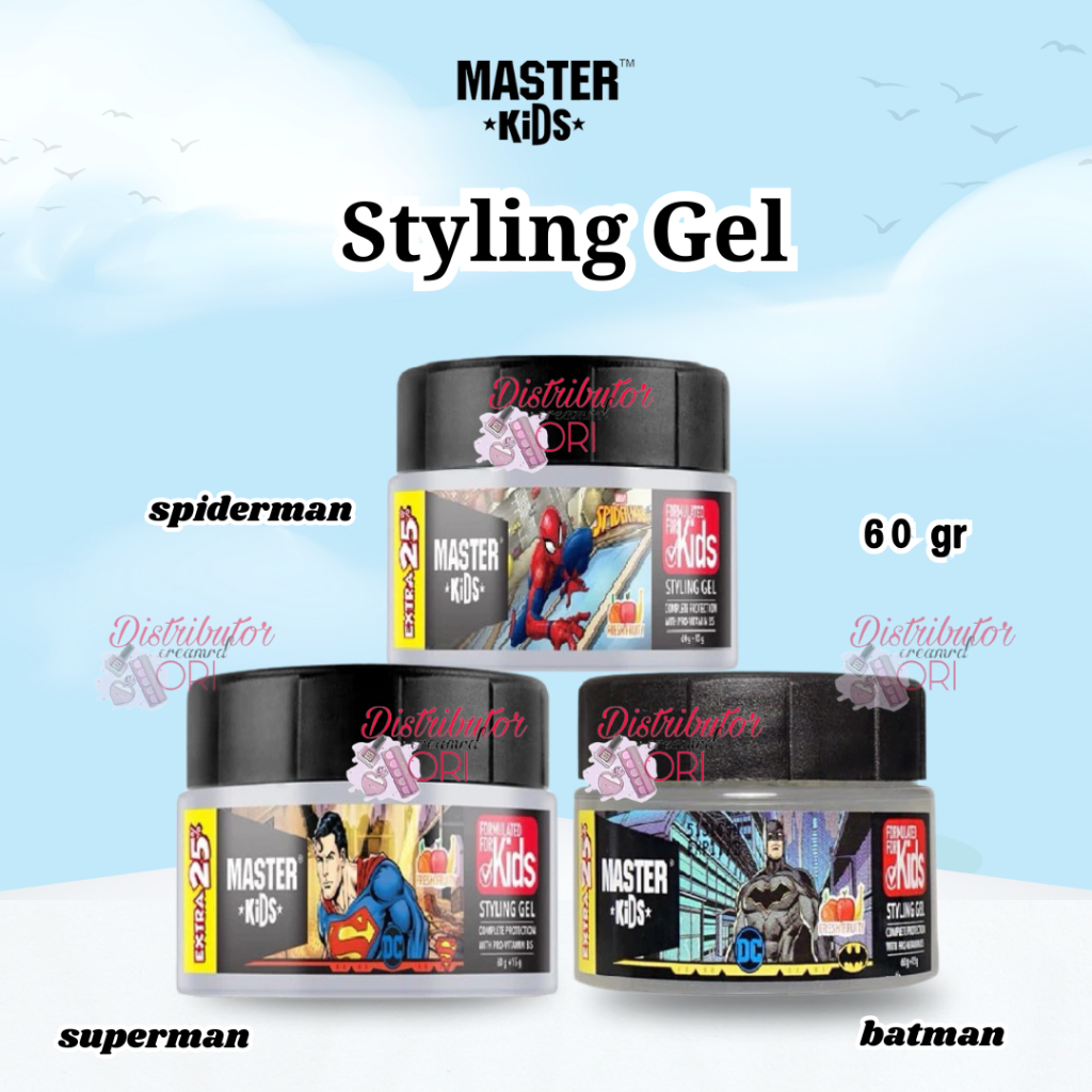 Master Kids Styling Gel Hair 75gr - Minyak Rambut / Gel Anak
