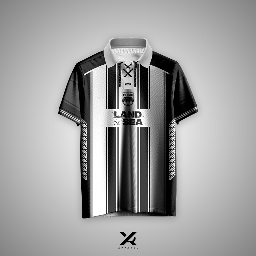 XR Apparel | JERSEY PERSIB LAND & SEA JERSEY BLACK | JERSEY PERSIB KERAH TALI JERSEY VINTAGE JERSEY 
