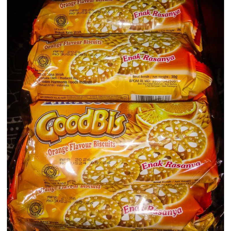 

Goodbis Orange Biscuit (10pcs) ❗HARGA PROMO ❗