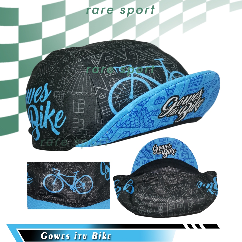 Topi Sepeda Bahan Dry-fit Topi Gowes Pria dan Wanita Dewasa