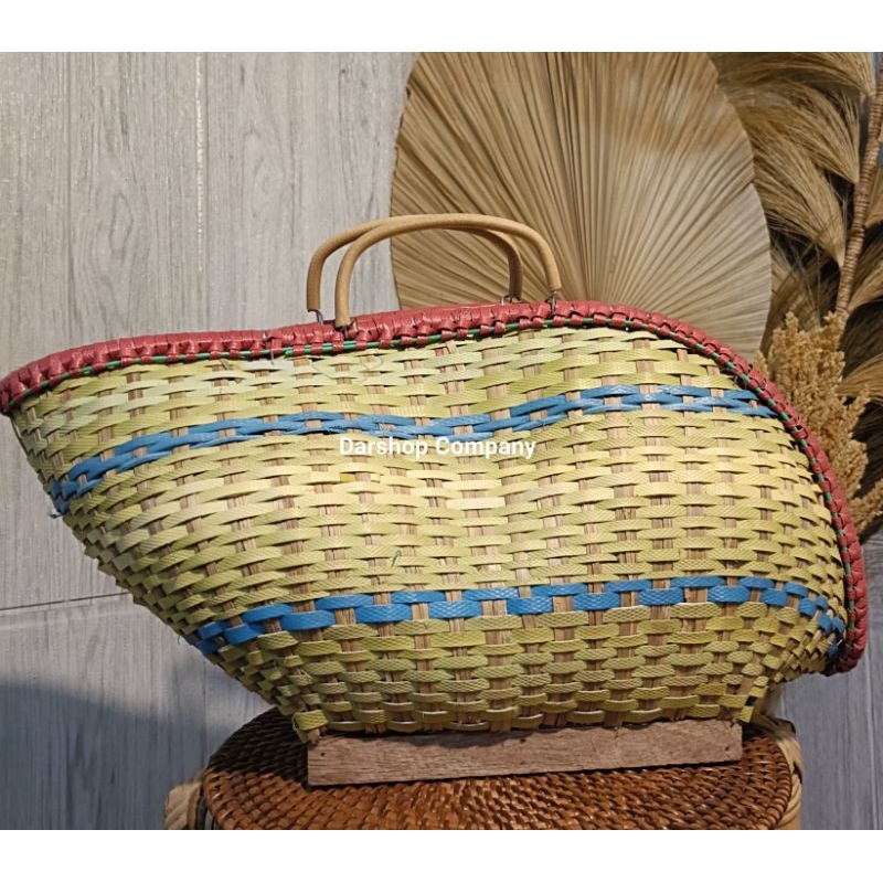 Kiso Ayam Wadah Jago Anyaman Bambu Unik