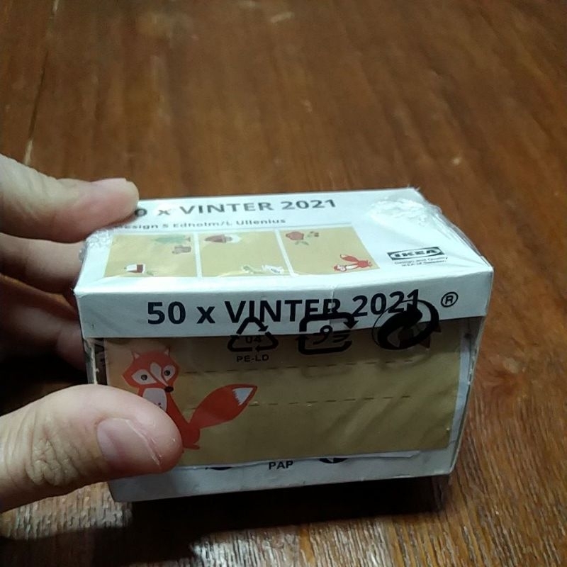 

IKEA stiker nama kado label sticker tema natal