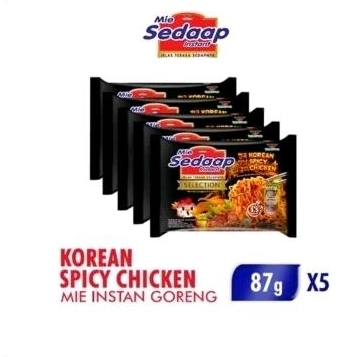 

Mie Sedap Korean Spicy Chicken 87gr × 5 pcs // Wings food