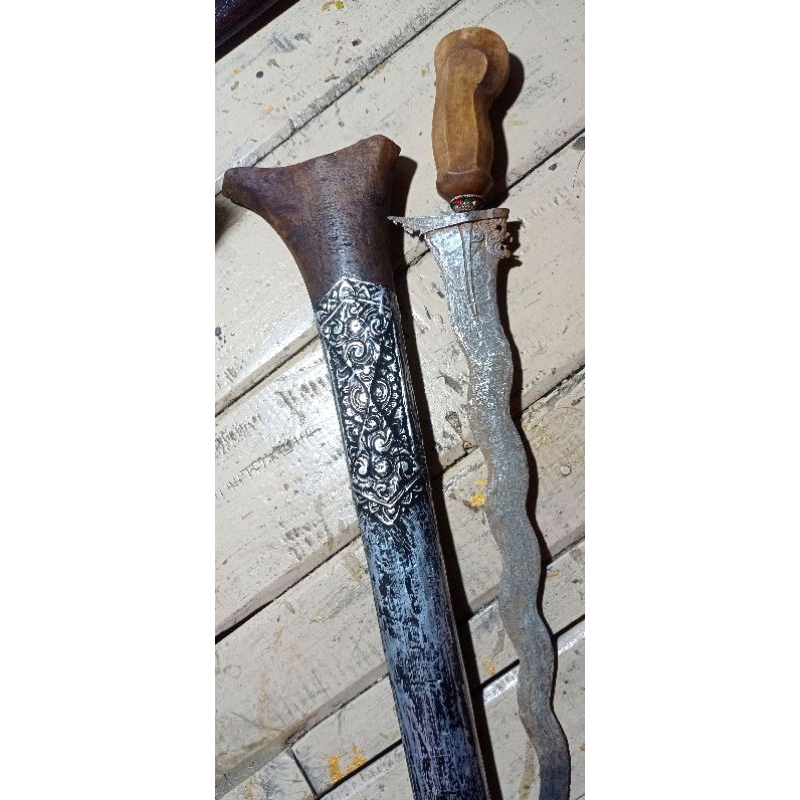 Keris Bali pamor adeg  komplit harga murah
