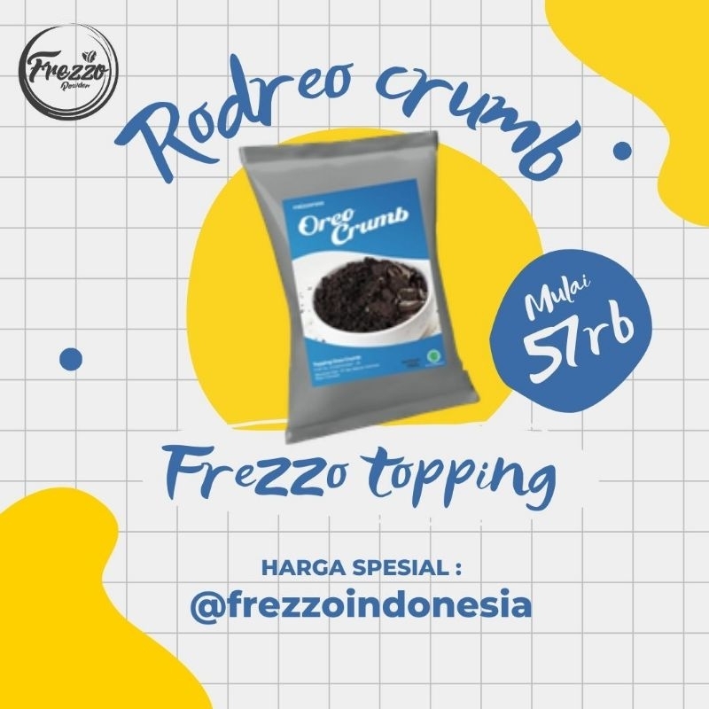 

Rodreo crumb topping 1kg/ topping minuman murah 1000gr