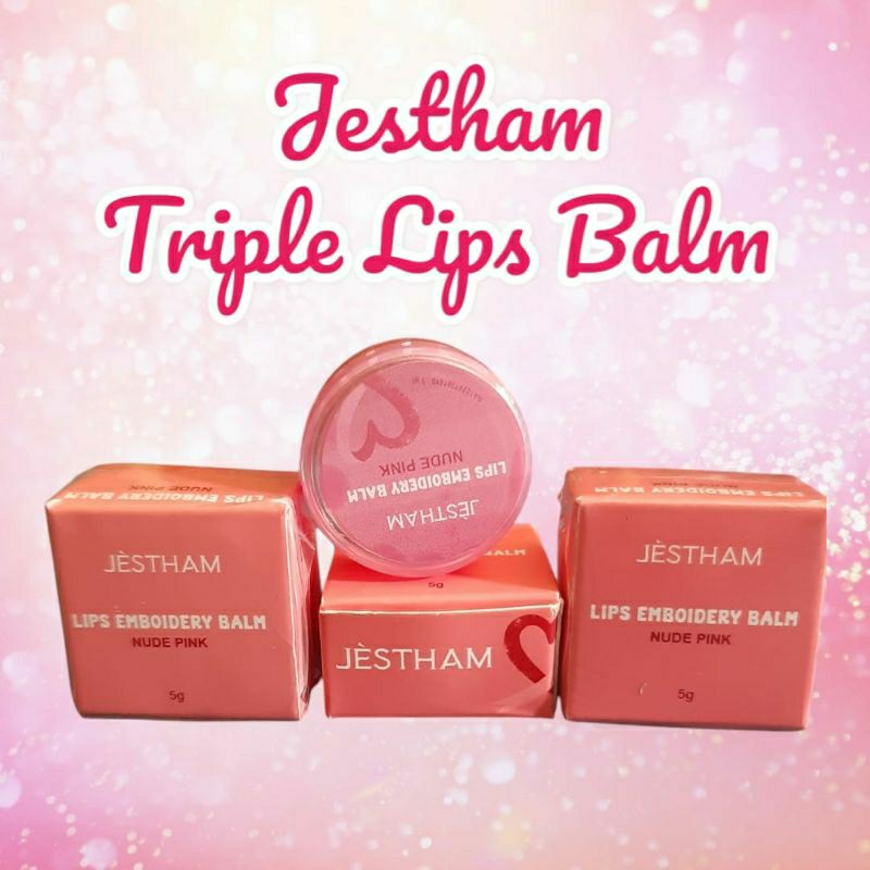 Jestham Triple Lips Embroidery Balm