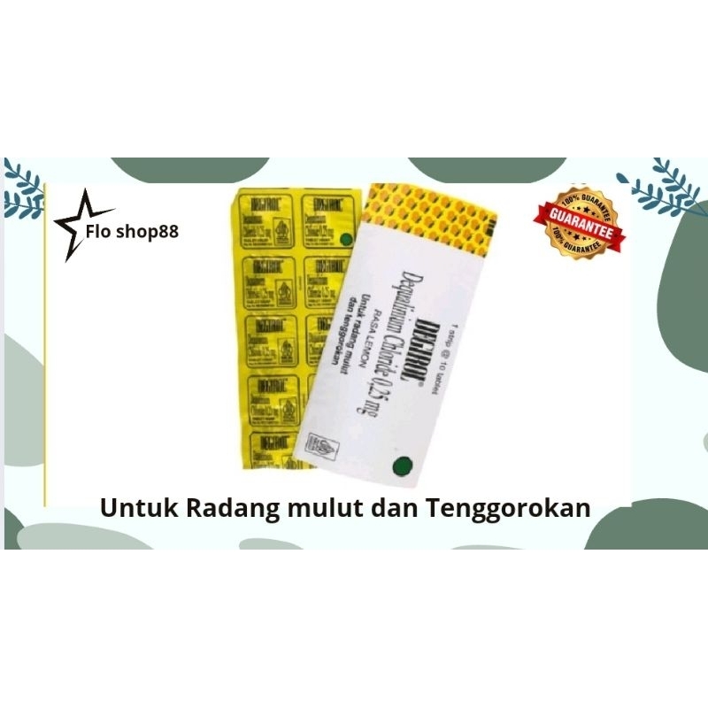 DEGIROL / DEGIROL TABLET HISAP 10 STRIP / DEGIROL UNTUK TENGGOROKAN / DEGIROL 0.25MG / DEGIROL HISAP