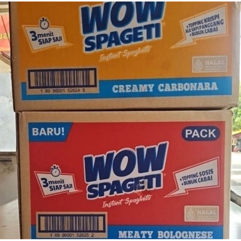 

Wow Spaghetti Instan CARBONARA isi 40pcs