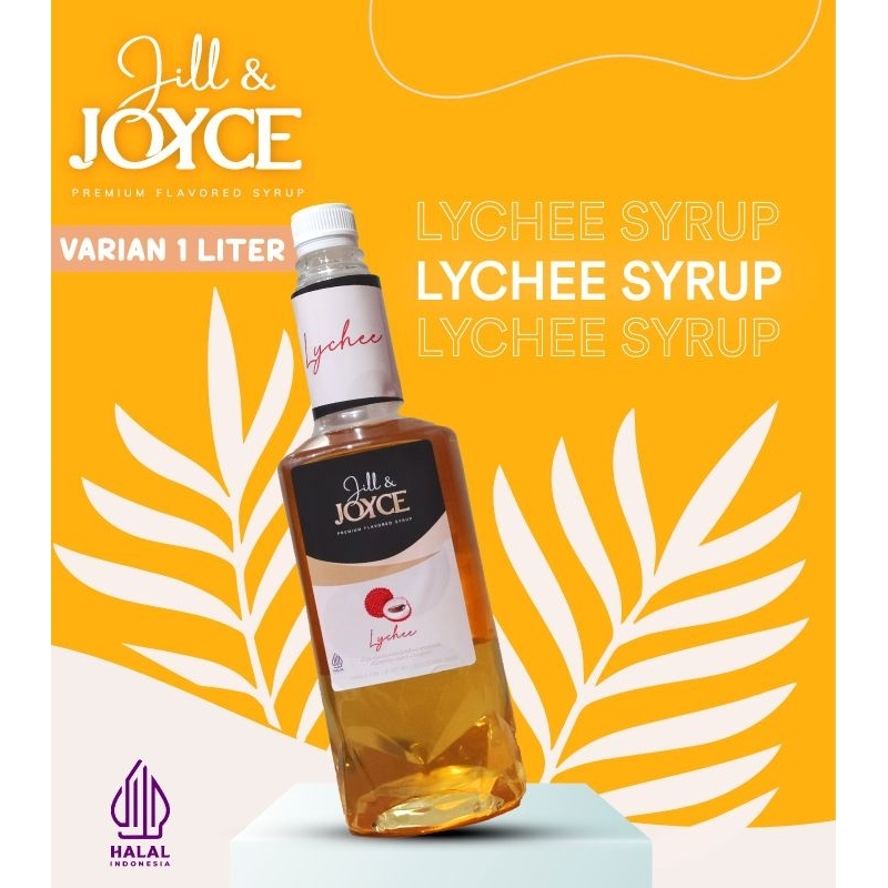 

JILL & JOYCE Lychee Syrup 1 Liter