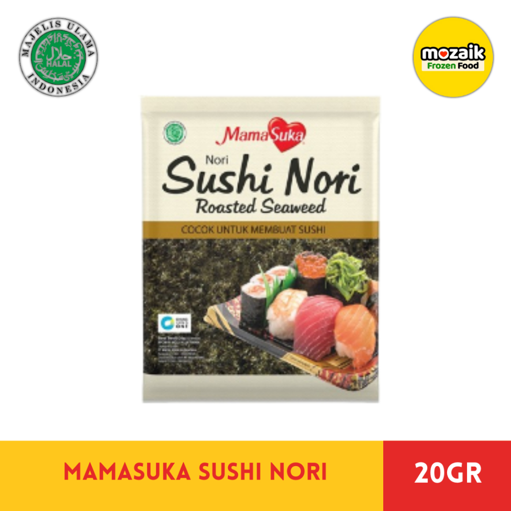 

Mamasuka Sushi Nori 20gr frozen Mart Frozen Food