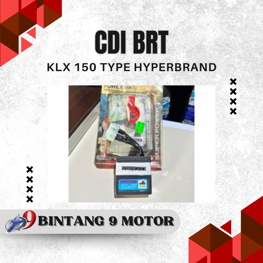 CDI BRT KLX 150 TYPE HYPERBRAND-BINTANG SEMBILAN MOTOR