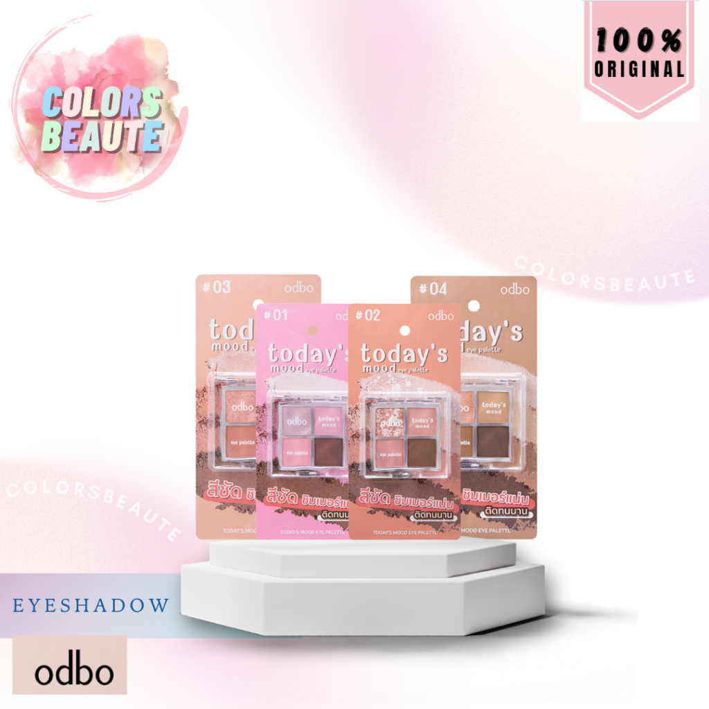 ODBO TODAY"S MOOD EYE PALETTE / EYESHADOW PALETTE