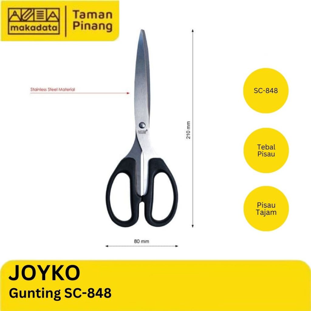 

SCISSORS / GUNTING JOYKO SC-848 (1 PCS)