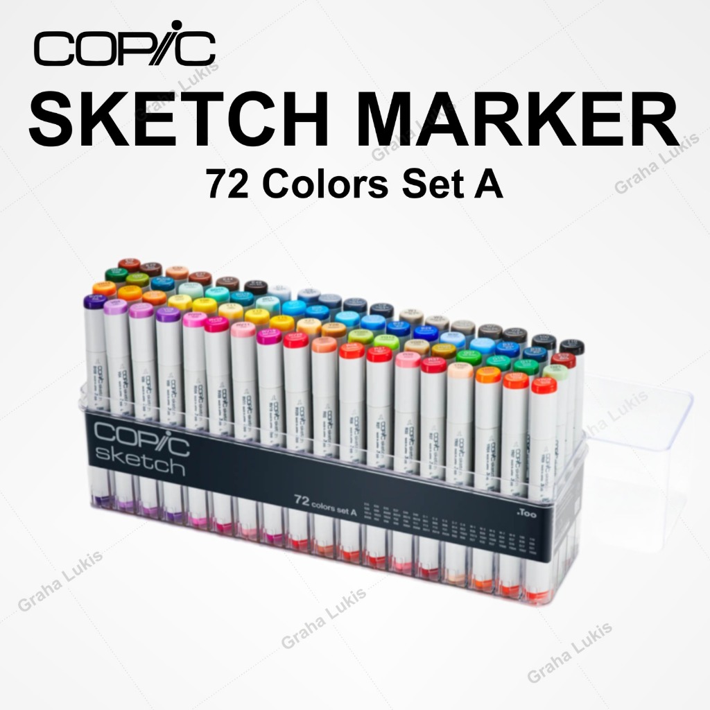 Copic Sketch Marker Set 72 A
