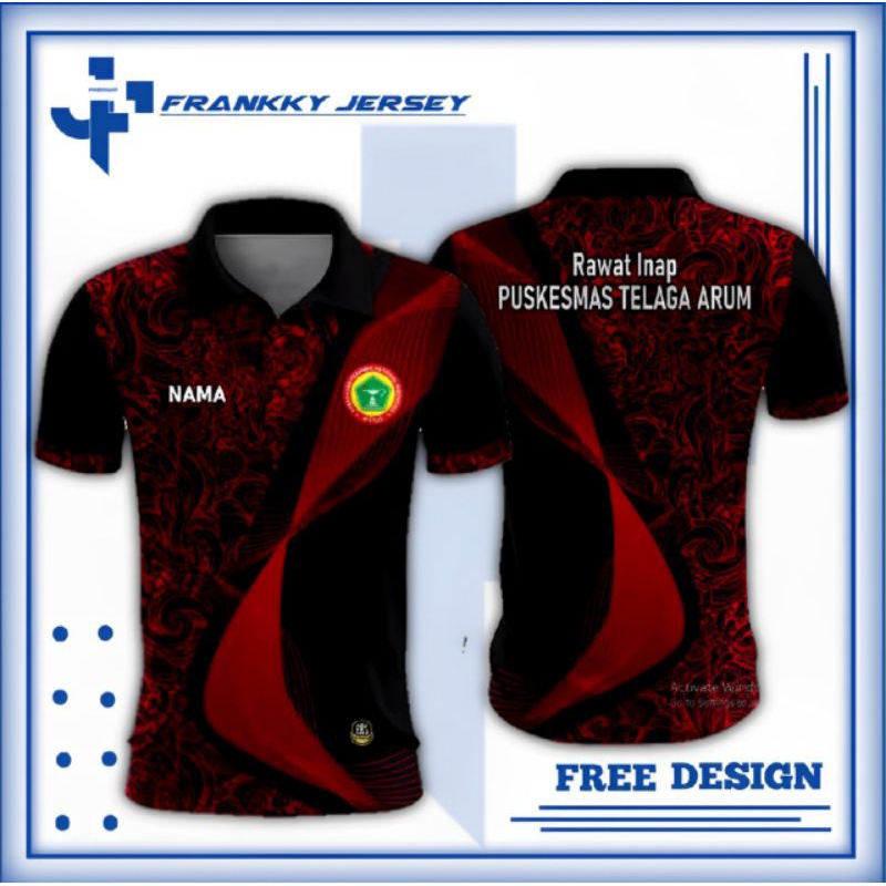 KAOS JERSEY PPNI MODEL POLO PRIA DAN WANITA/KAOS JERSEY PERSATUAN PERAWAT NASIONAL INDONESIA BEBAS C