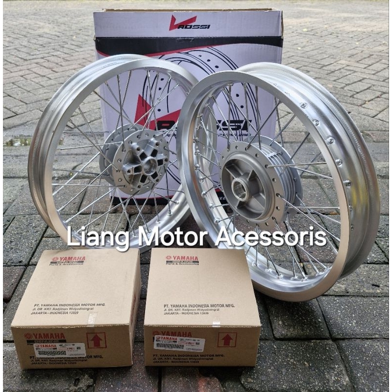 Sepaket Velg Jari2 Ring 17/18 Tromol Set Original Yamaha Scorpio / Scorpio Z. Velg Tanpa Ban