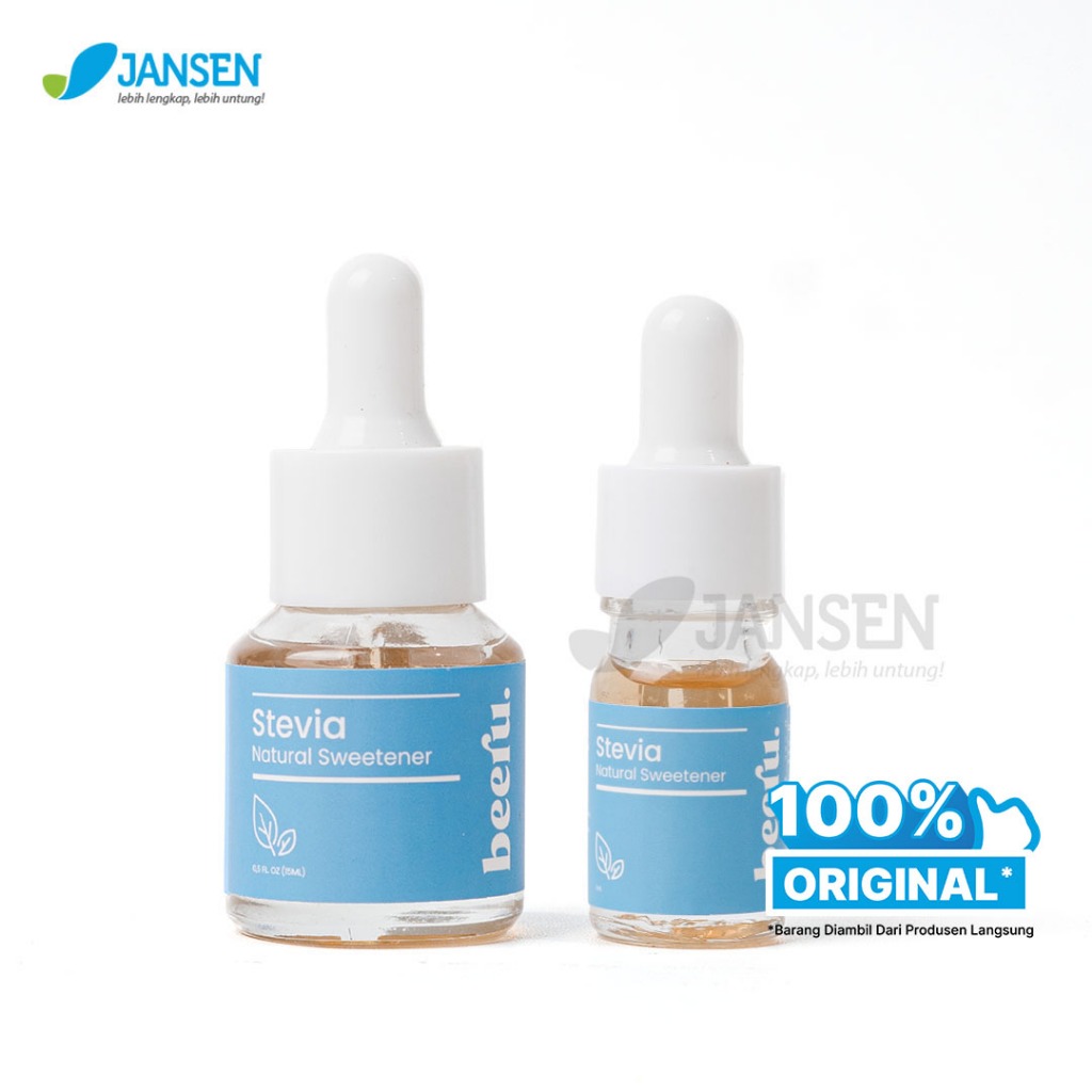 

Beeru Stevia Natural Sweetener | Pemanis Alami 5 ml dan 15 ml | Gula Cair Tetes Diabetes