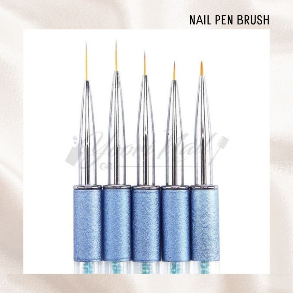 

Diamond pen brush 5mm 7mm 9mm 11mm kuas painting gel brush nail art paint kuas lukis uv gel nails