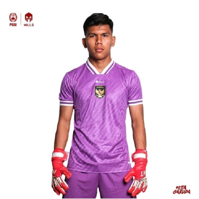 Jersey bola / timnas indo / player issue kiper third ori mills 2022 / L