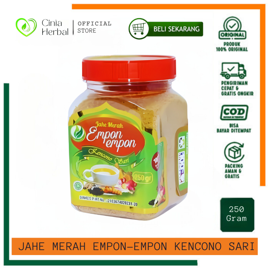 

Jahe Merah EMPON EMPON Kencono Sari 250 gr ORIGINAL