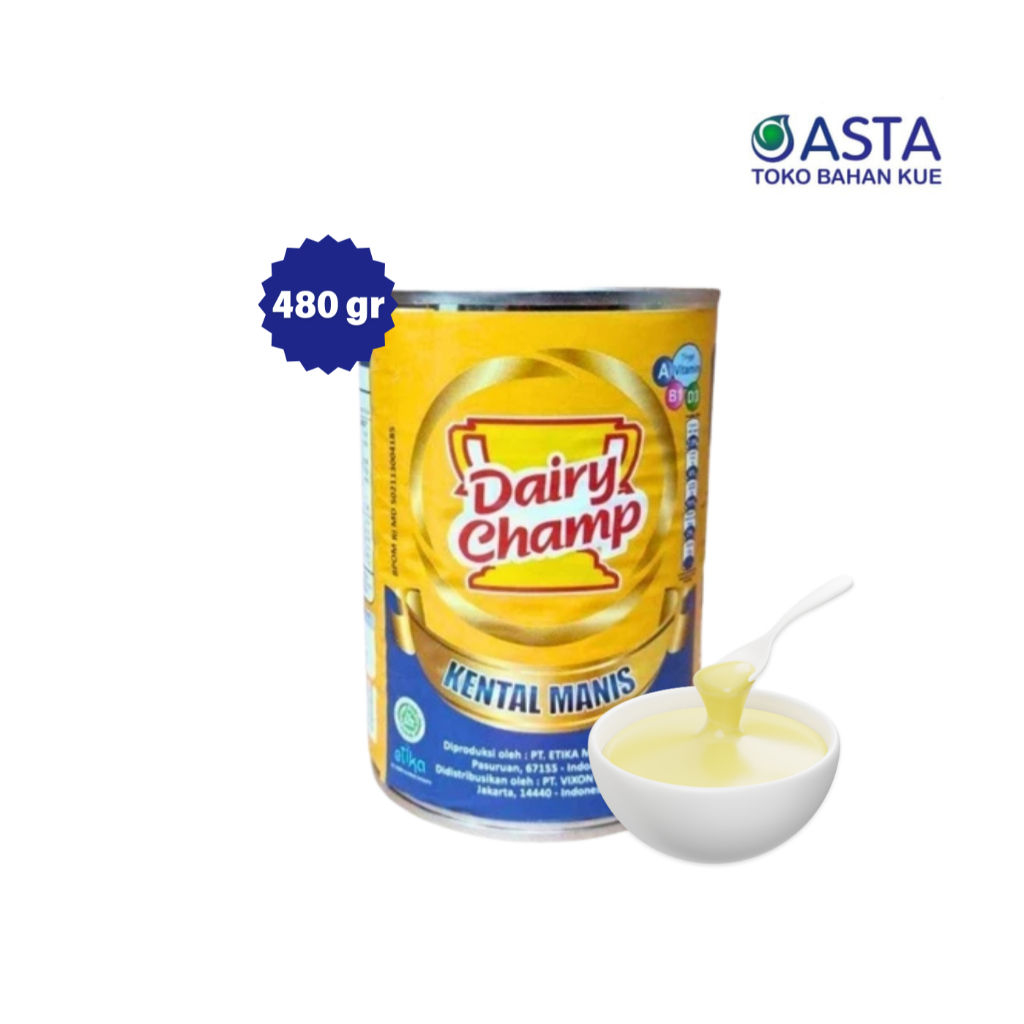 

Dairy Champ Susu Kental Manis Kaleng 480 Gr