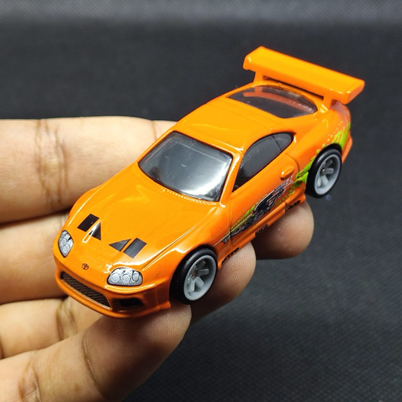 Hot Wheels Premium Fast and Furious Toyota Supra MK4 Orange Twin Pack