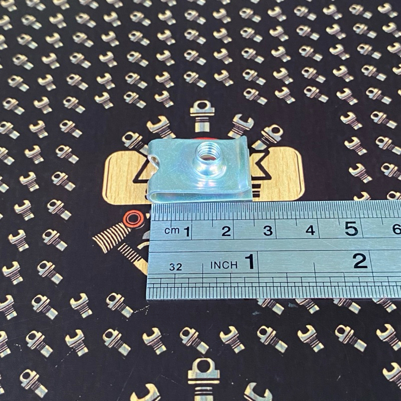 KLIP PLAT JEPIT M 6 DRAT BAUT 10/PLAT CLIP M6 DRAT BAUT 10/CLIP JEPIT M6/PLAT NUT M6 BAUT 10/PLAT JE