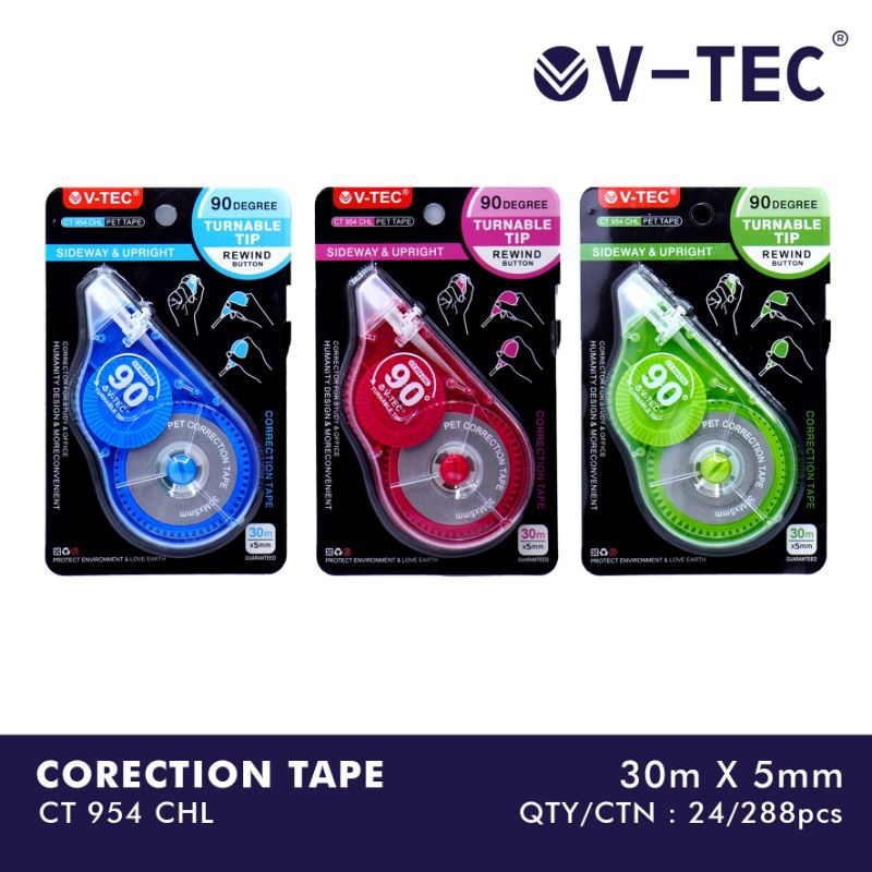 

V-TEC Correction Tape Type CT 954 CHL