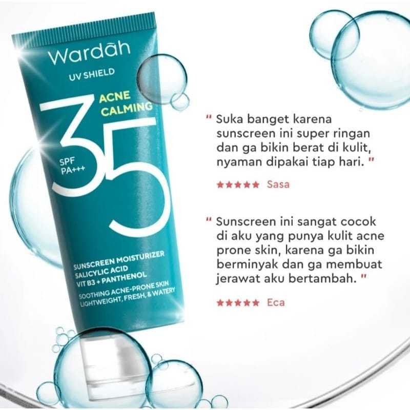 (COD) Wardah Sun Care Sunscreen Gel | Aqua Fresh Essence |  UV Shield Airy Smooth Sunscreen Serum SP