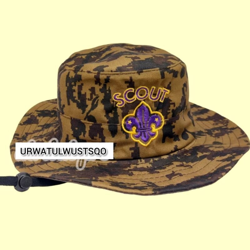 topi rimba Pramuka | topi loreng Pramuka | topi pembina Pramuka