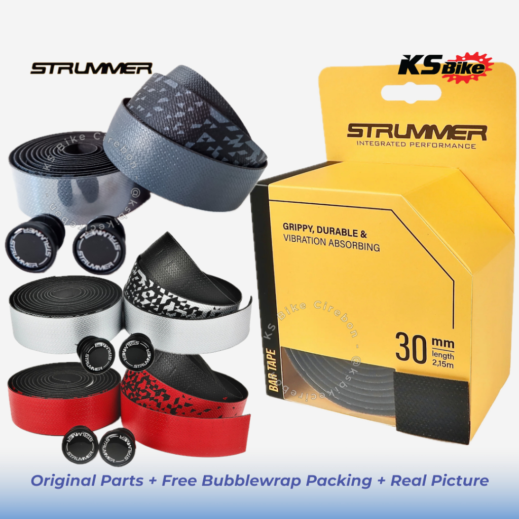 Bar Tape Dropbar Road Bike Strummer Triangle Pattern Polyurethane EVA Karet Stang Bartape Sepeda Bal