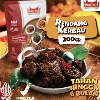 

Rendang Kerbau Mak yus makanan khas Payakumbuh sumatera barat