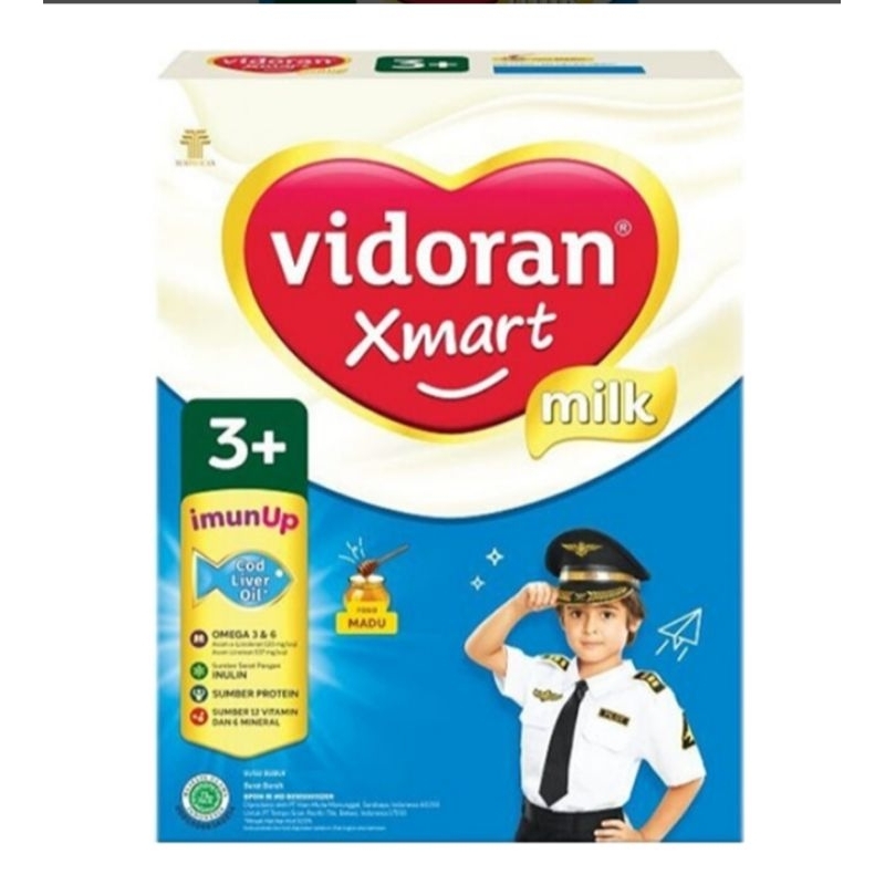 

vidoran Xmart 3+ Susu bubuk Pertumbuhan Anak 3-5 Tahun rasa madu