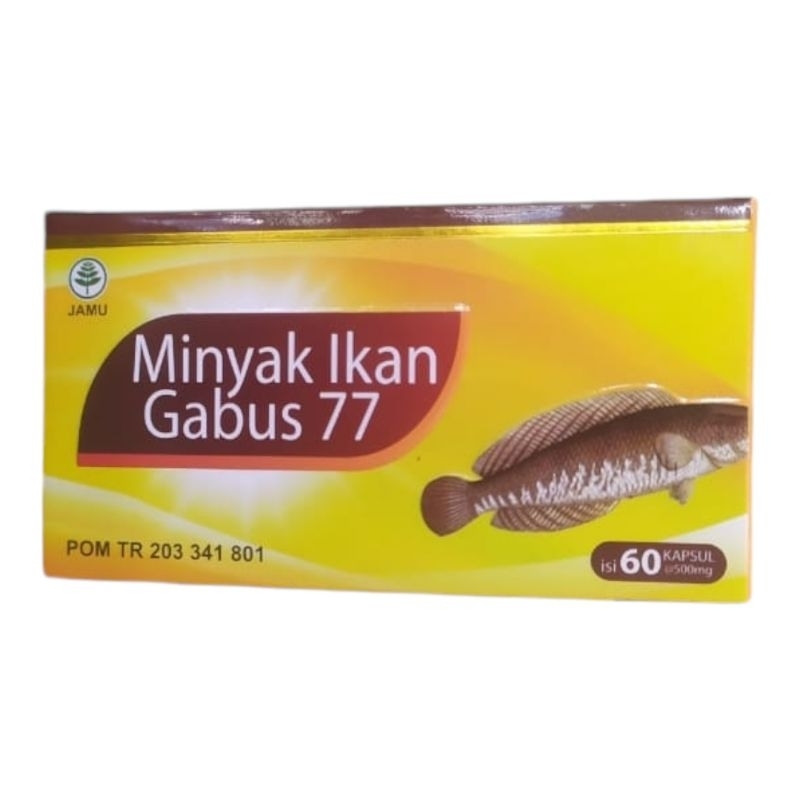 MINYAK IKAN GABUS 77 ISI 60 KAPSUL