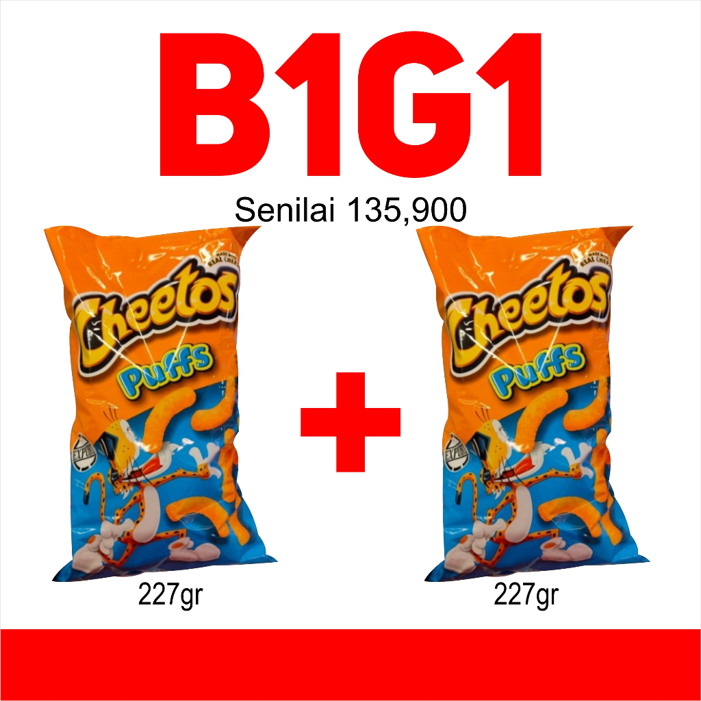 

[ B1G1 ] CHEETOS PUFF CHEESE 225GR | PROMO | MURAH | BERKUALITAS | SEHAT | ENAK | HIGH QUALITY | EXCLUSIVE | SNACK