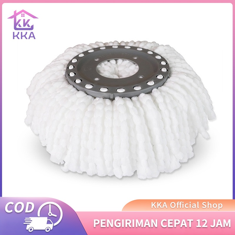 Refill Spin Mop Pencuci Otomatis 13cm Refill  Mop Refill Kain Pel Spin Mop