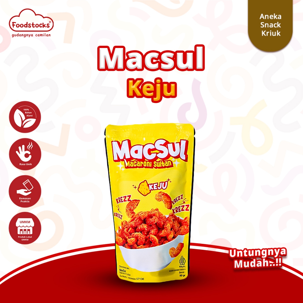 

Macaroni Sultan MacSul Keju Cekelin