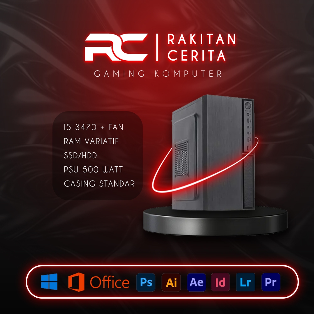 PC GAMING EDITING I3 12100 RX 6600 XT