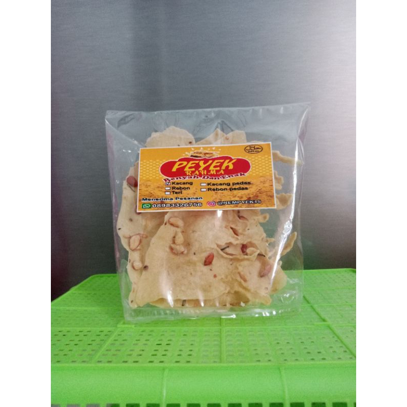

rempeyek rahma kacang tanah kemasan