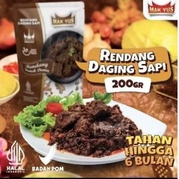 

Rendang Daging Sapi rendang mak yus makanan khas Payakumbuh sumatera barat