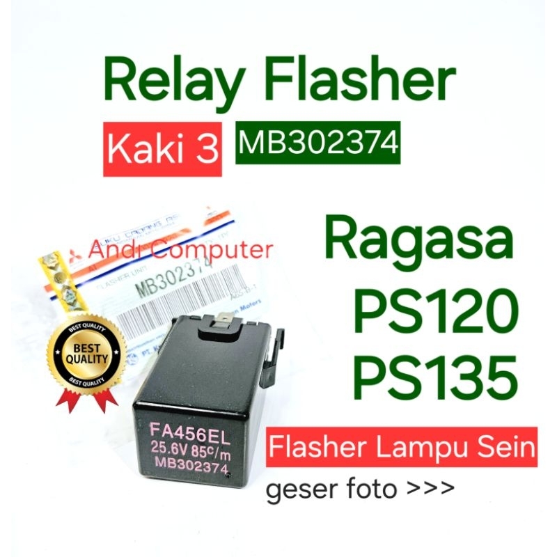 Relay Flasher Lampu Sein Sen Ragasa Ps120 Ps135