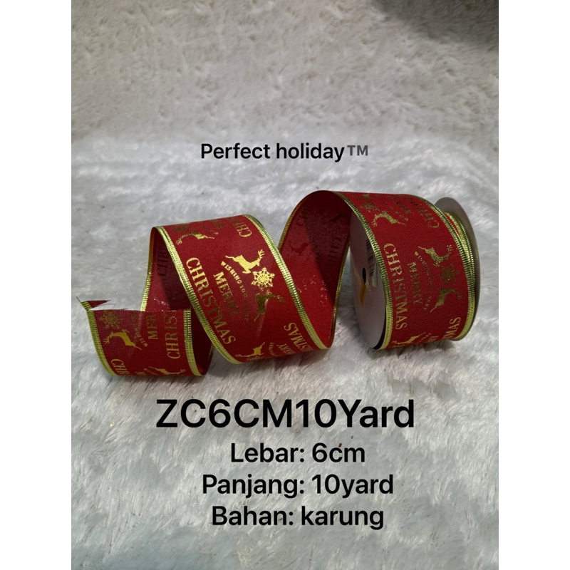 

pita natal karung motif 10 yard. ZC6CM10YARD