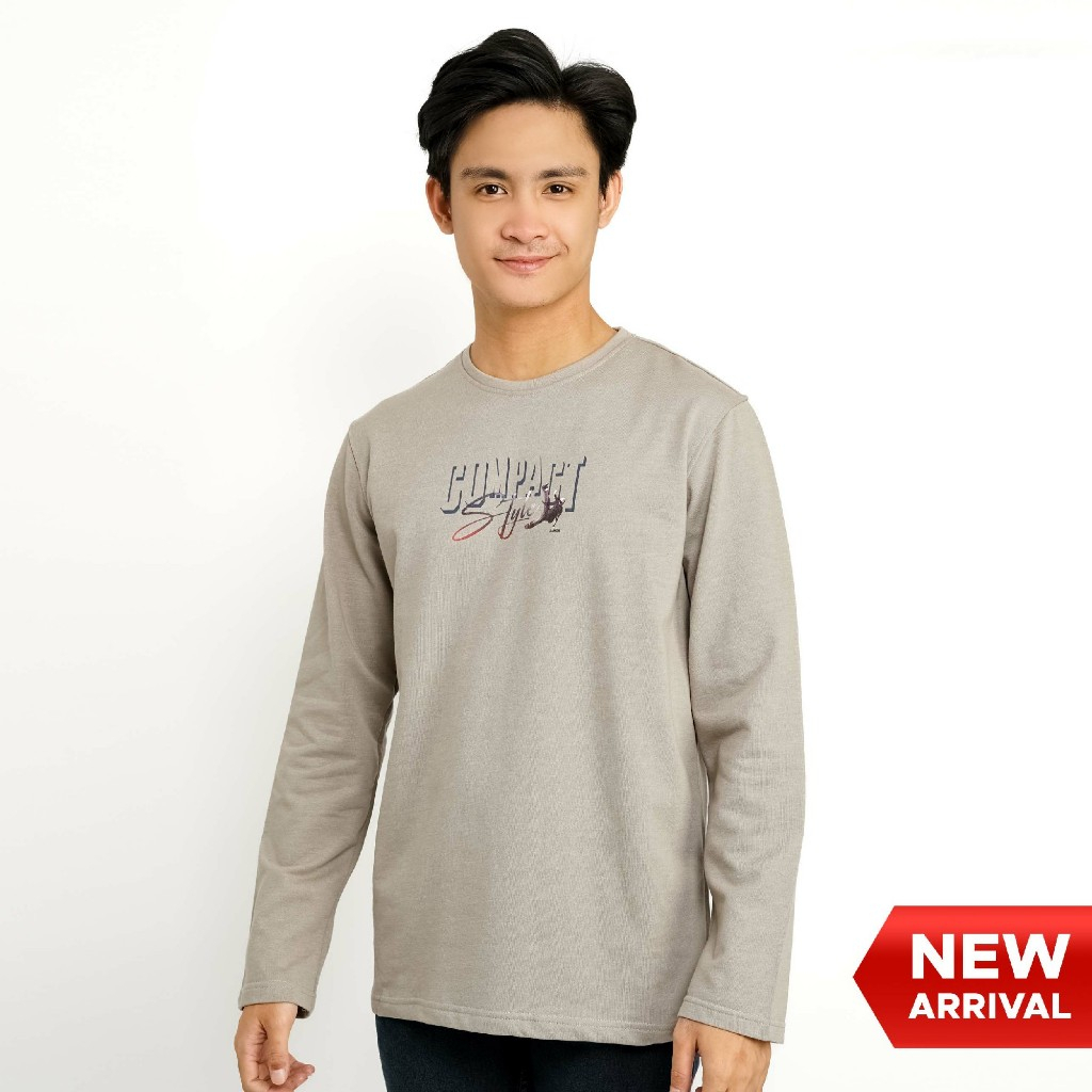 Damor Kaos  Slimfit Men Gray Lengan Panjang - RMSCL.HB017G