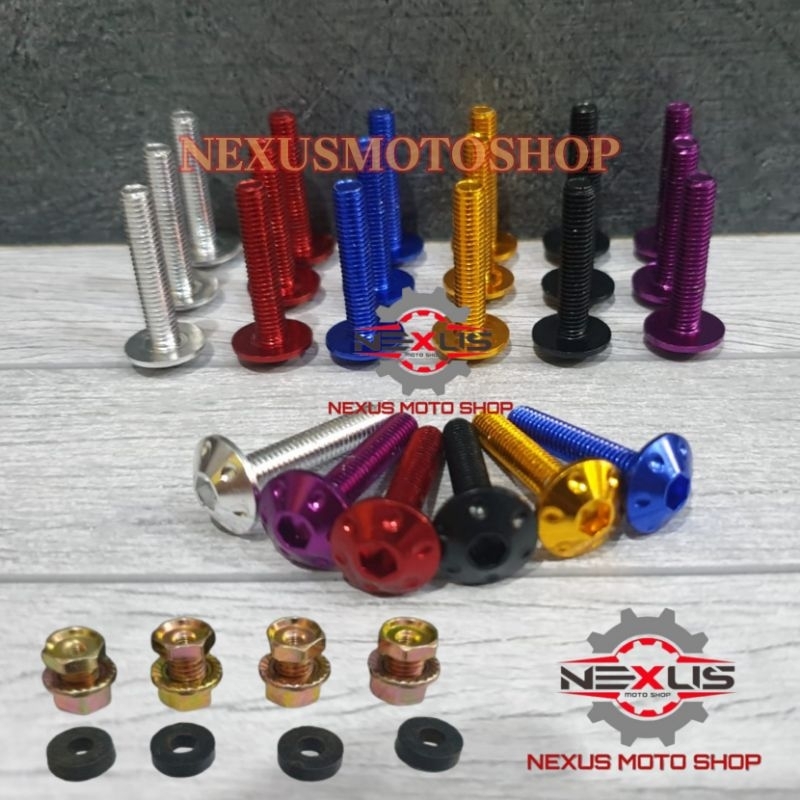 baut anti jebol nmax 155 baut windshield karet windshield nmax new