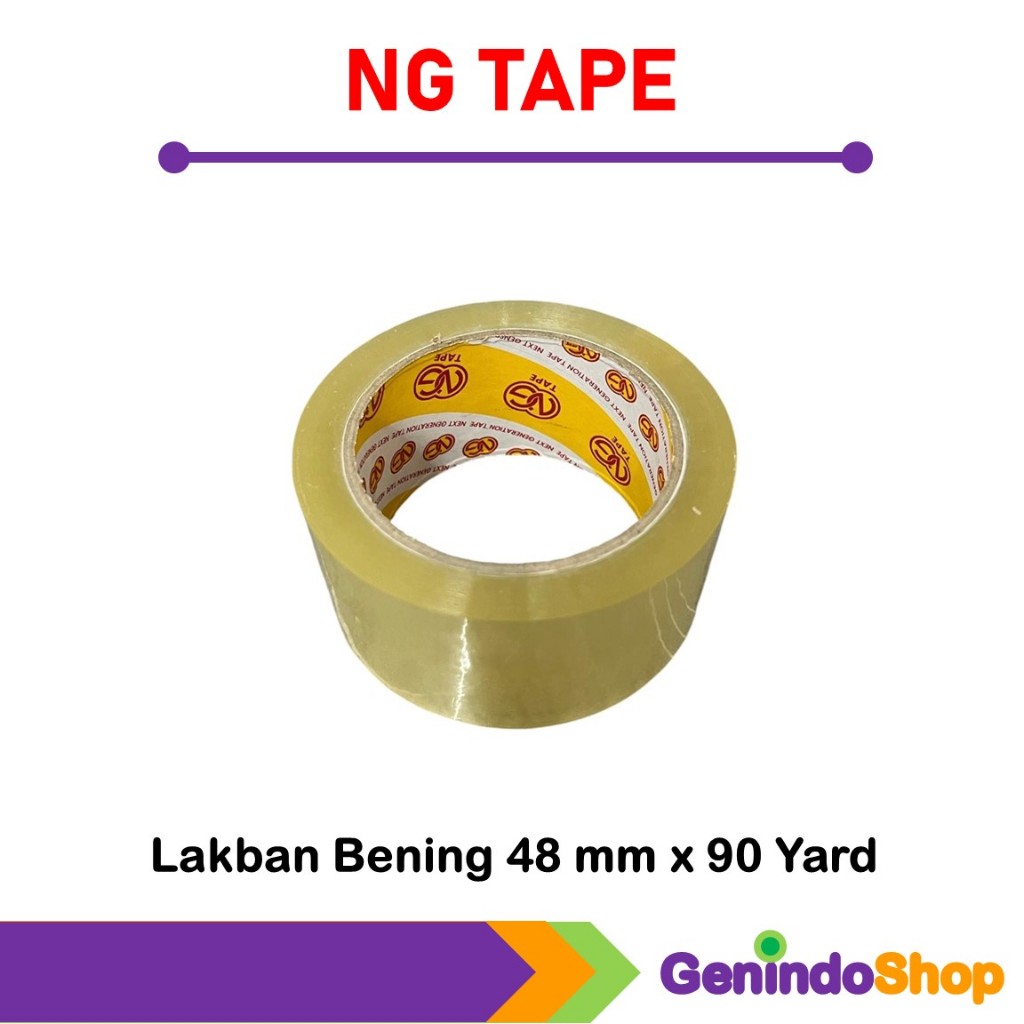 

Lakban Besar 48mm x 90 Yard Warna Transparan