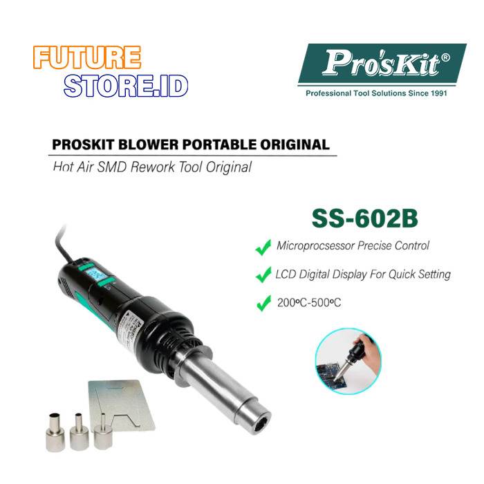 PROSKIT SS-602B Blower Portable - Hot Air SMD Rework Tool Original