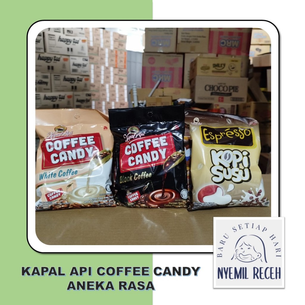 

Kapal Api Candy Permen Kopi/ Coffee Candy/ Kopi Susu/ White Coffee/ Permen Espesso Isi 50 Termurah
